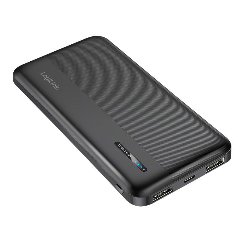 Logilink 10000 mAh PowerBank Black Logilink 10000 mAh PowerBank Black