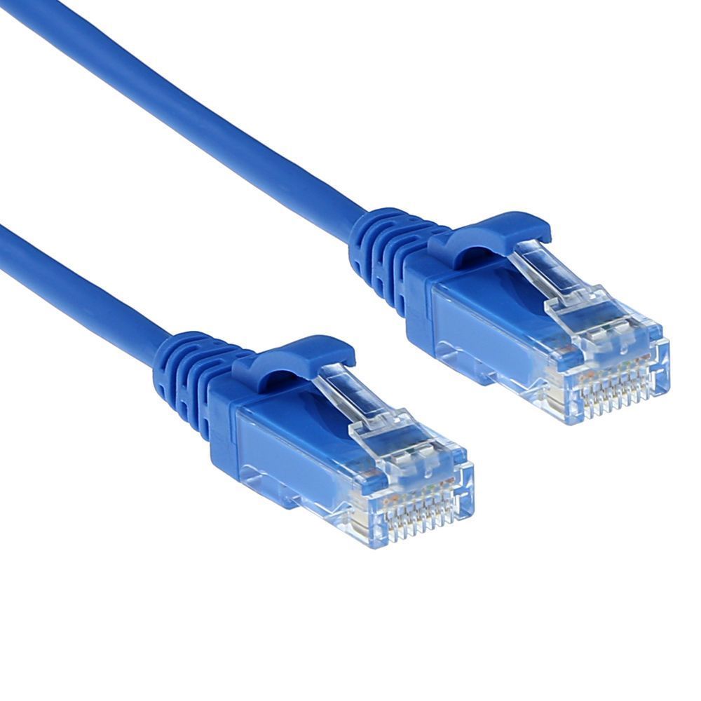 ACT CAT6 U-UTP Patch Cable 0,15m Blue