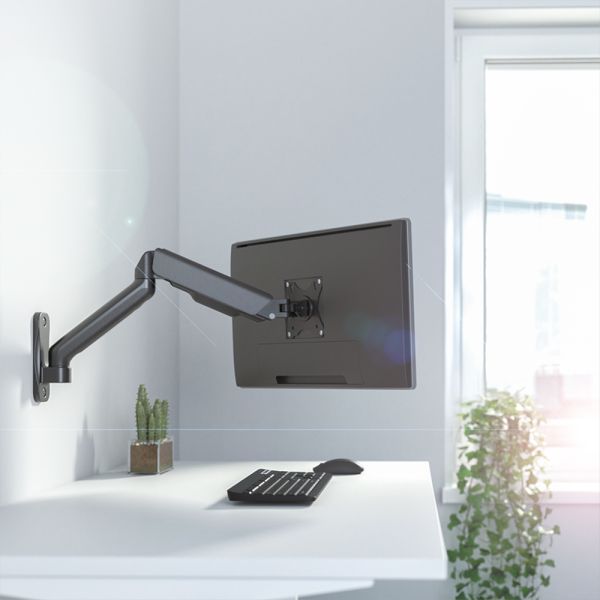 Logilink Monitor wall mount gas spring 90–540mm17"-32" Black Logilink Monitor wall mount gas spring 90–540mm17"-32" Black