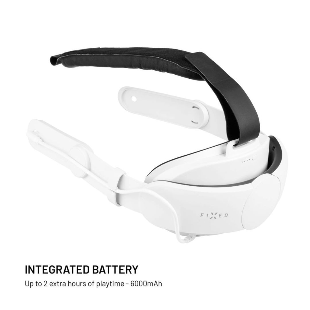 FIXED VR Power Headstrap for Meta Quest 3/3S White FIXED VR Power Headstrap for Meta Quest 3/3S White