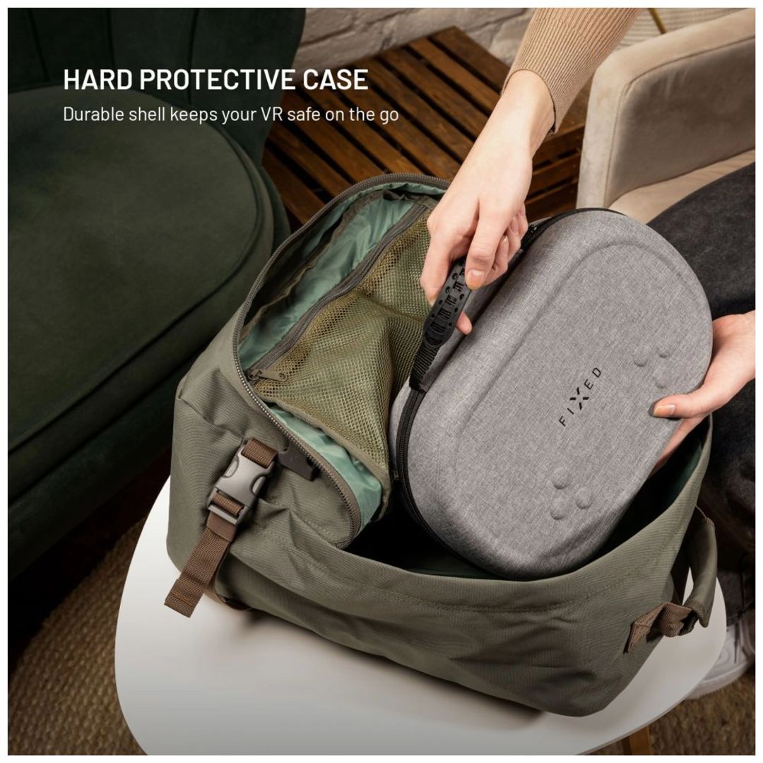 FIXED VR Protective case for Meta Quest 3/3S Gray FIXED VR Protective case for Meta Quest 3/3S Gray