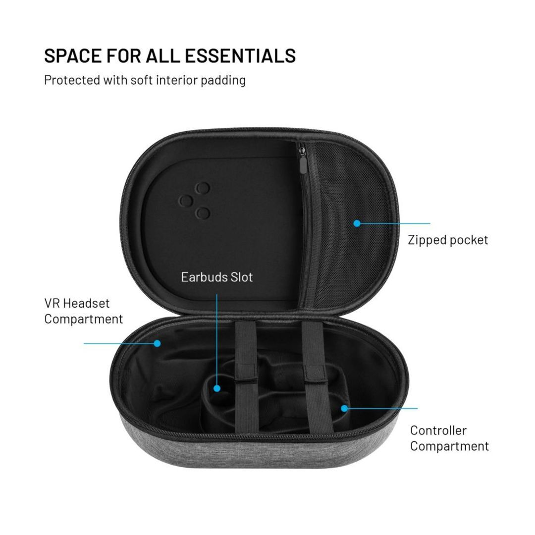 FIXED VR Protective case for Meta Quest 3/3S Gray FIXED VR Protective case for Meta Quest 3/3S Gray