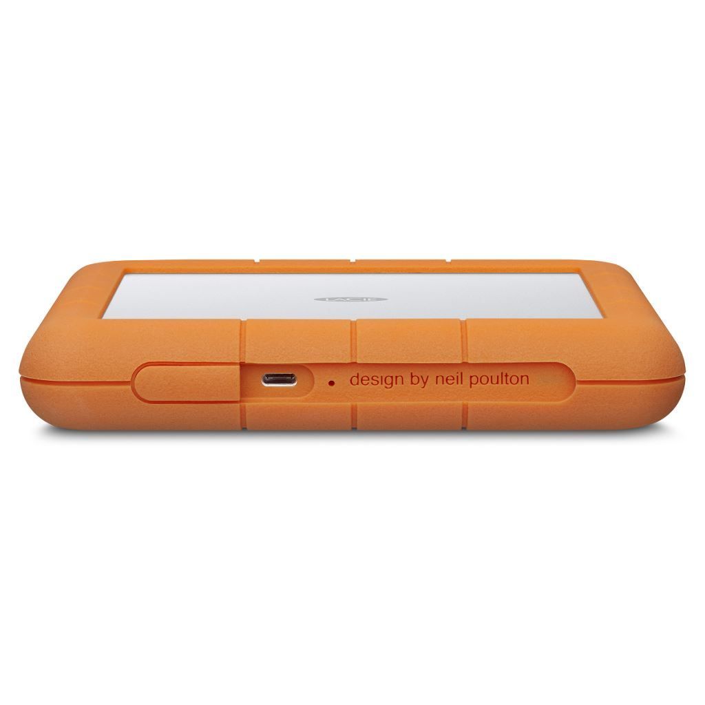 LaCie 8TB 2,5" USB3.1 Rugged RAID Shuttle Silver/Orange