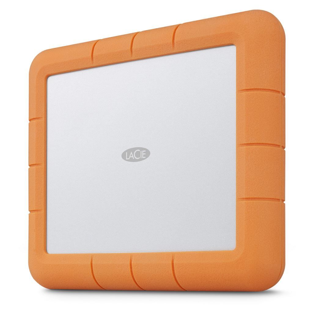 LaCie 8TB 2,5" USB3.1 Rugged RAID Shuttle Silver/Orange