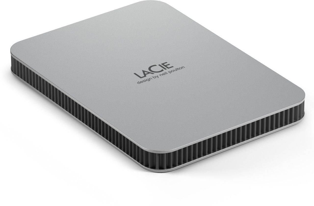 LaCie 1TB 2,5" USB3.1 Type-C Moon Silver LaCie 1TB 2,5" USB3.1 Type-C Moon Silver