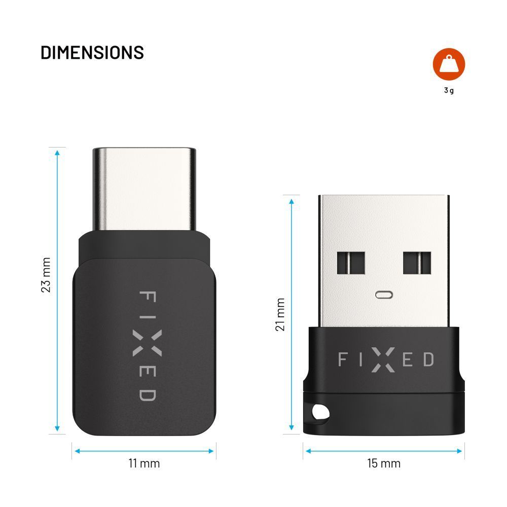 FIXED Adatblokkoló 2 az 1-ben, fekete