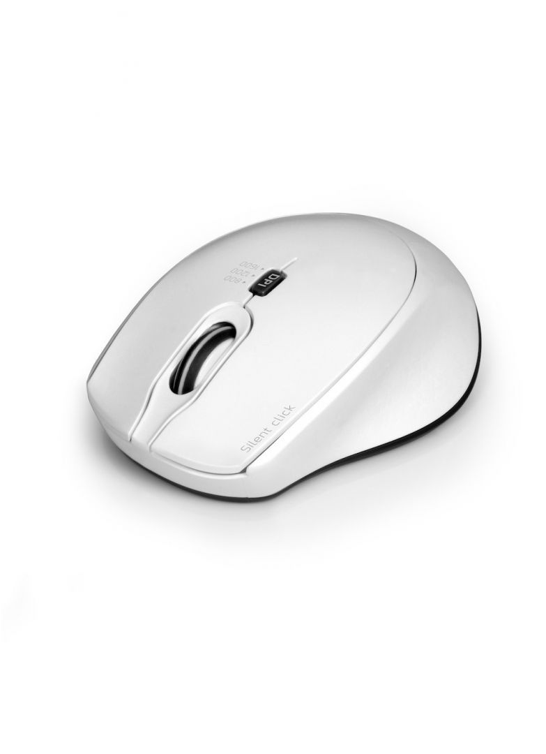 Port Designs Silent Wireless mouse White Port Designs Silent Wireless mouse White