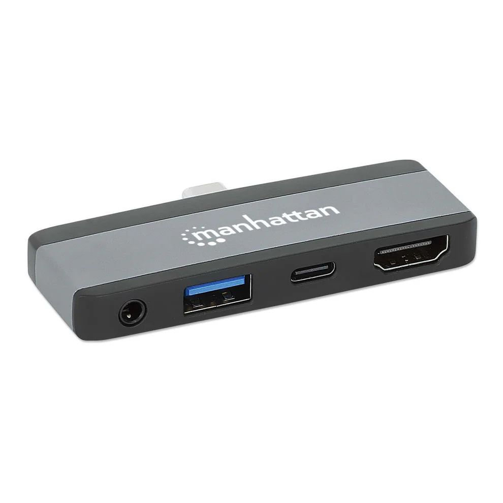 Manhattan USB-C PD to HDMI 4-in-1 Laptop and Tablet Travel Docking Station Manhattan USB-C PD to HDMI 4-in-1 Laptop and Tablet Travel Docking Station