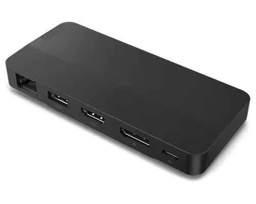 Lenovo USB-C Dual Display Travel Dock Black Lenovo USB-C Dual Display Travel Dock Black