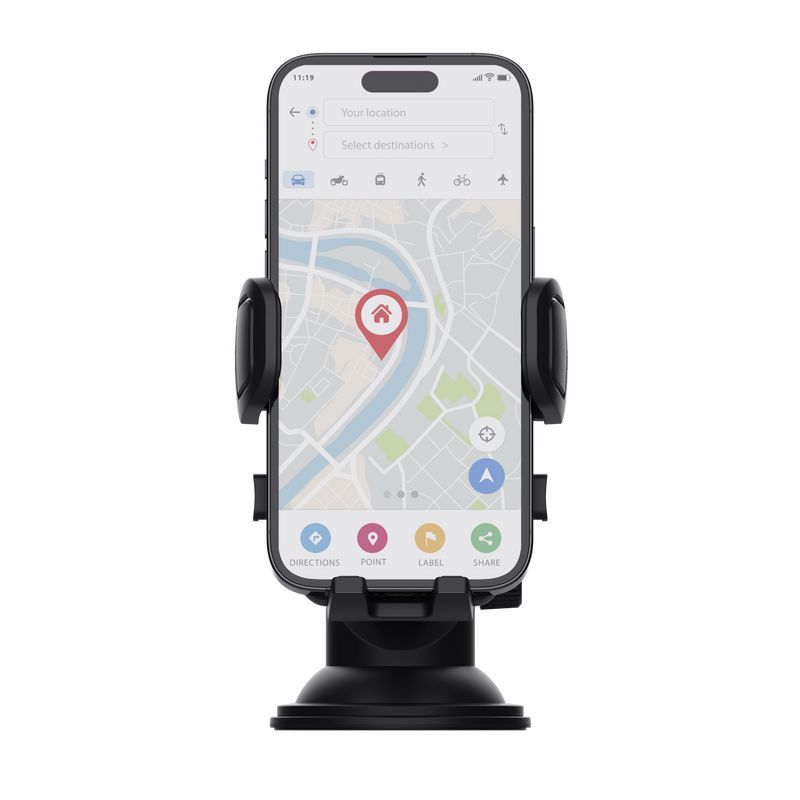 Trust Runo Phone holder with windshield mount Black Trust Runo Phone holder with windshield mount Black