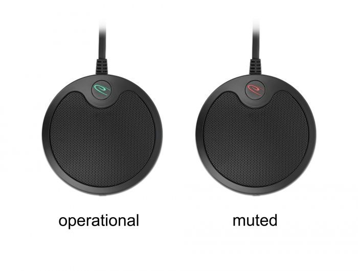 DeLock USB Condenser Microphone Omnidirectional for Conferences DeLock USB Condenser Microphone Omnidirectional for Conferences