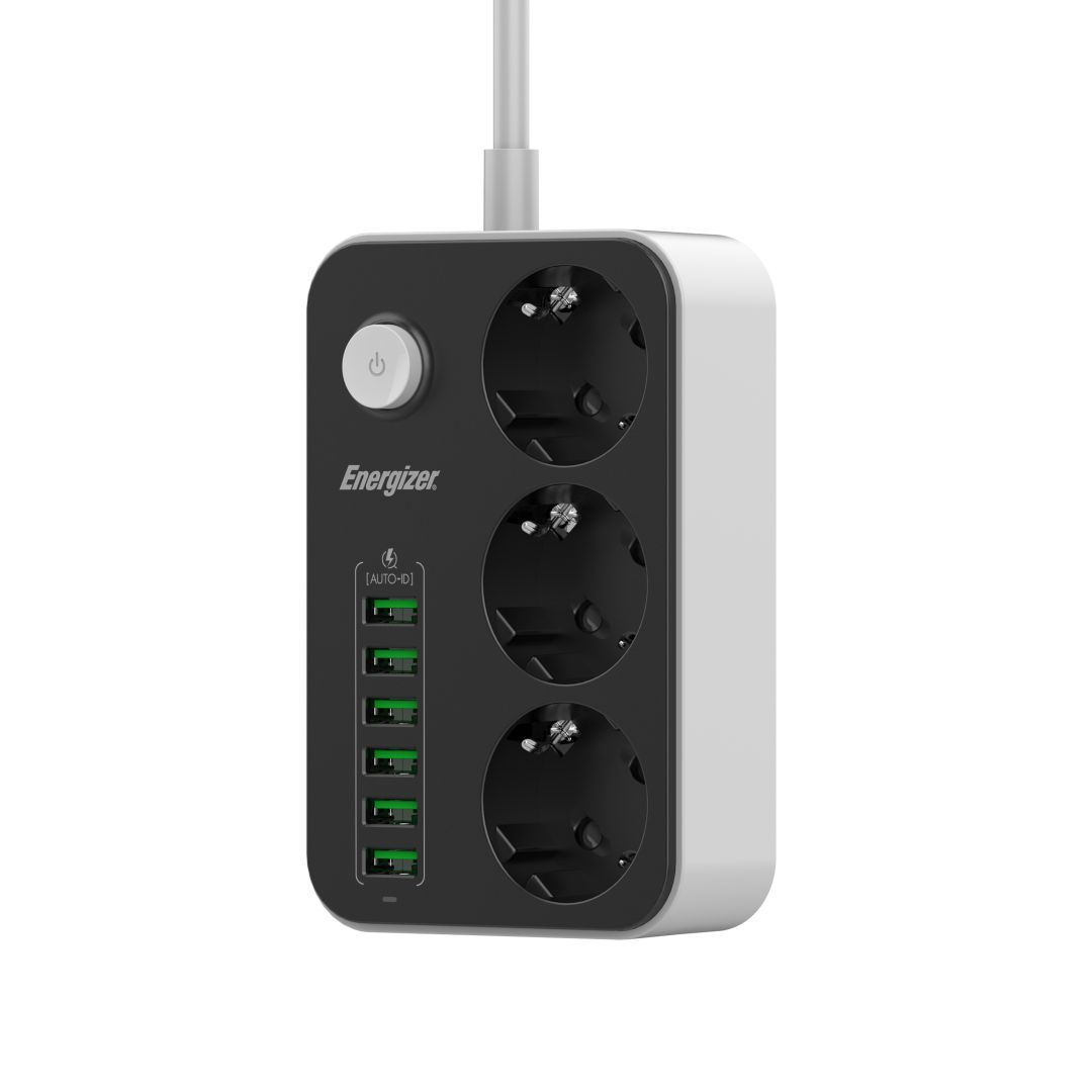 Energizer EPB2500W00EU Hálózati Elosztó Kapcsolóval 3DIN 2m White Energizer EPB2500W00EU Hálózati Elosztó Kapcsolóval 3DIN 2m White