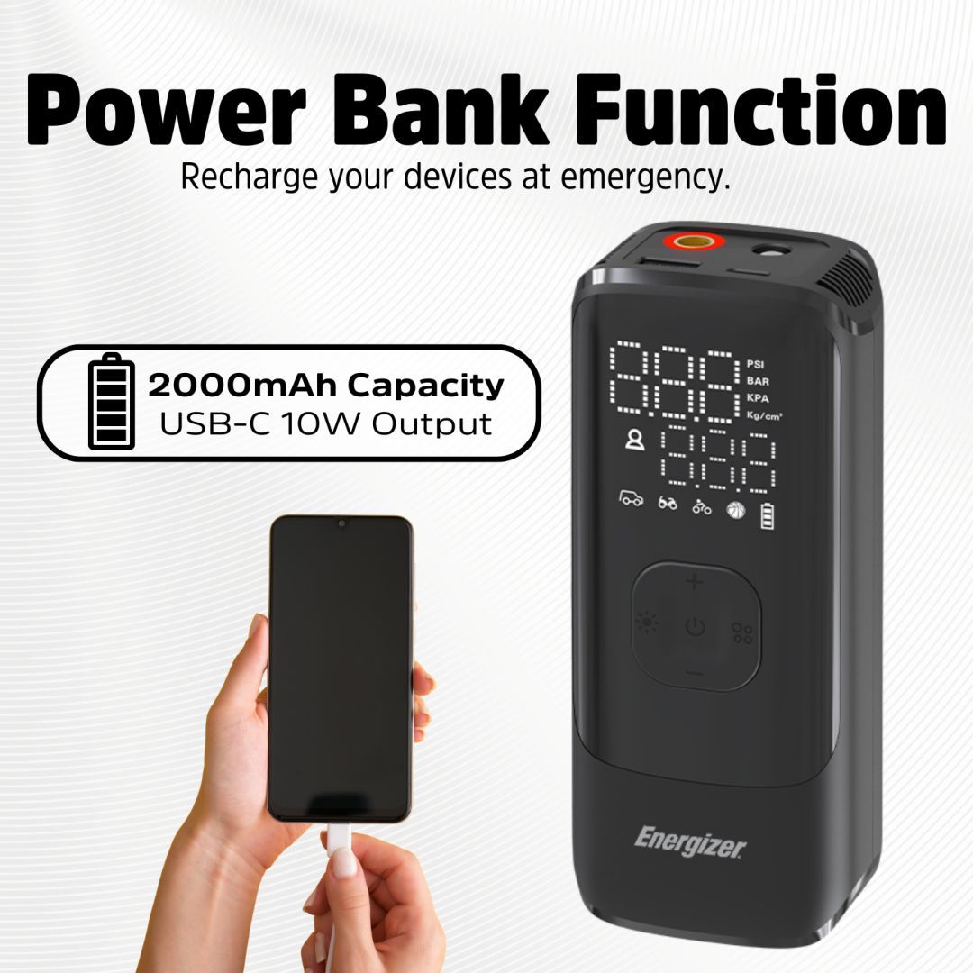 Energizer PAC4000 2000mAh PowerBank Black Energizer PAC4000 2000mAh PowerBank Black