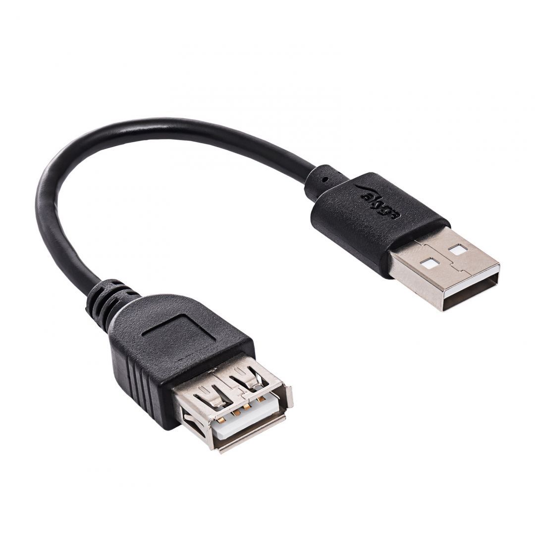 Akyga AK-USB-23 USB A-A cable 0,15m Black Akyga AK-USB-23 USB A-A cable 0,15m Black
