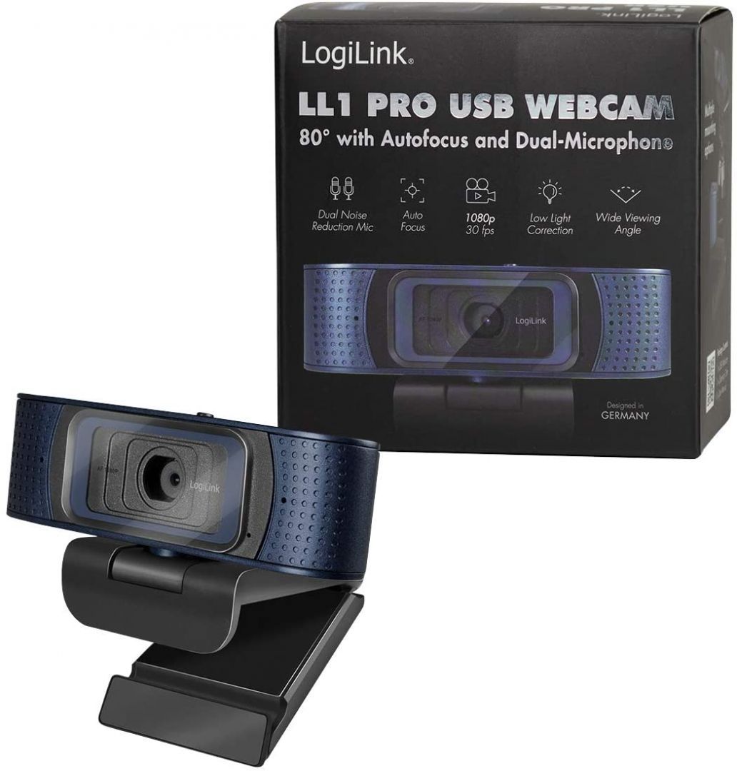 Logilink LL1 Pro Webkamera Black/Blue Logilink LL1 Pro Webkamera Black/Blue
