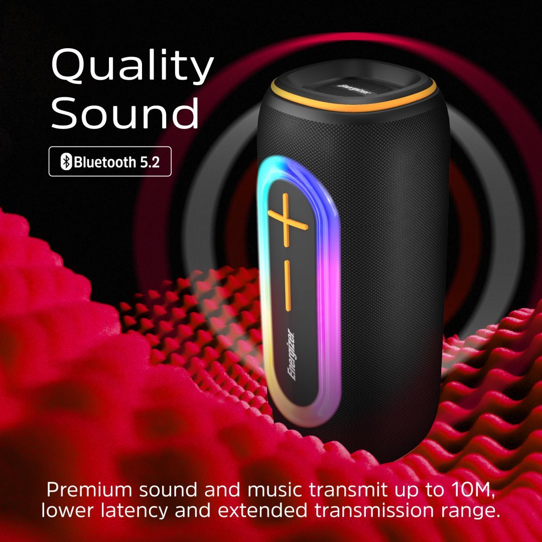 Energizer BTS206 Bluetooth Speaker with PowerBank Black Energizer BTS206 Bluetooth Speaker with PowerBank Black