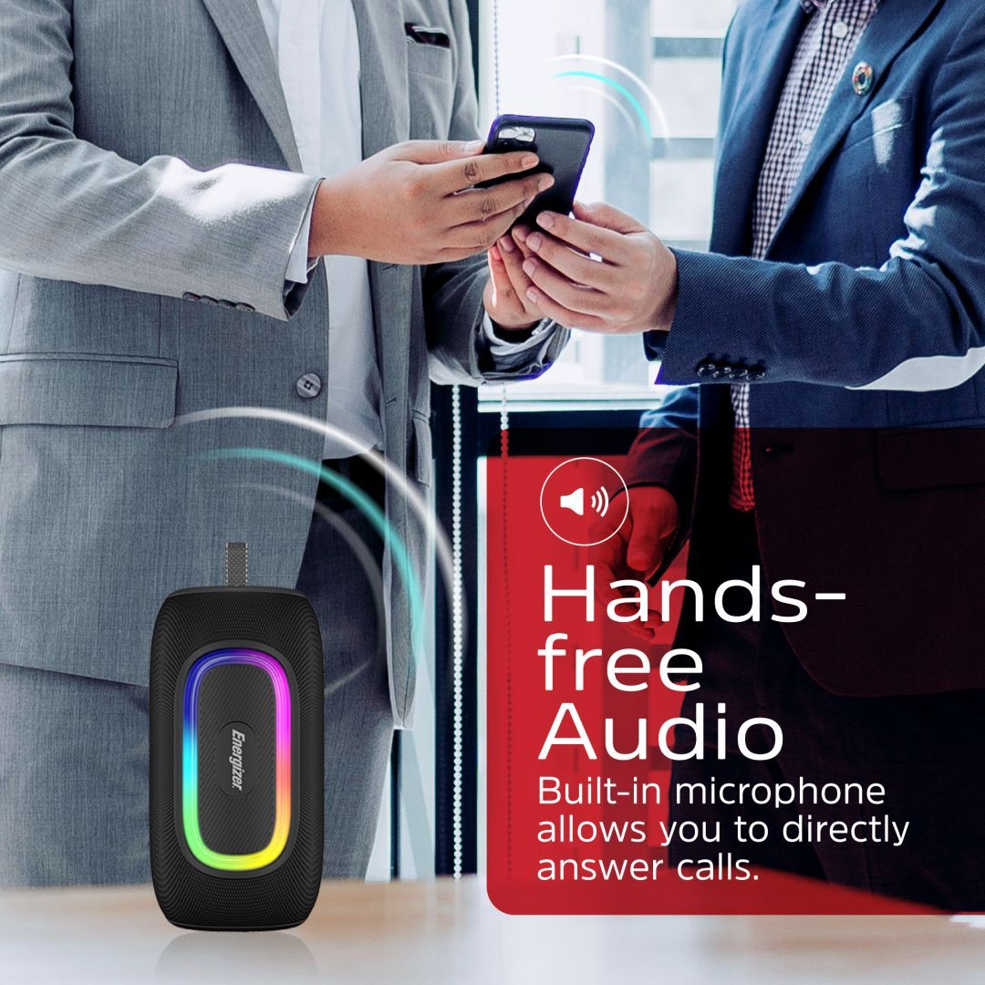 Energizer BTS163 Bluetooth Speaker with PowerBank Black Energizer BTS163 Bluetooth Speaker with PowerBank Black