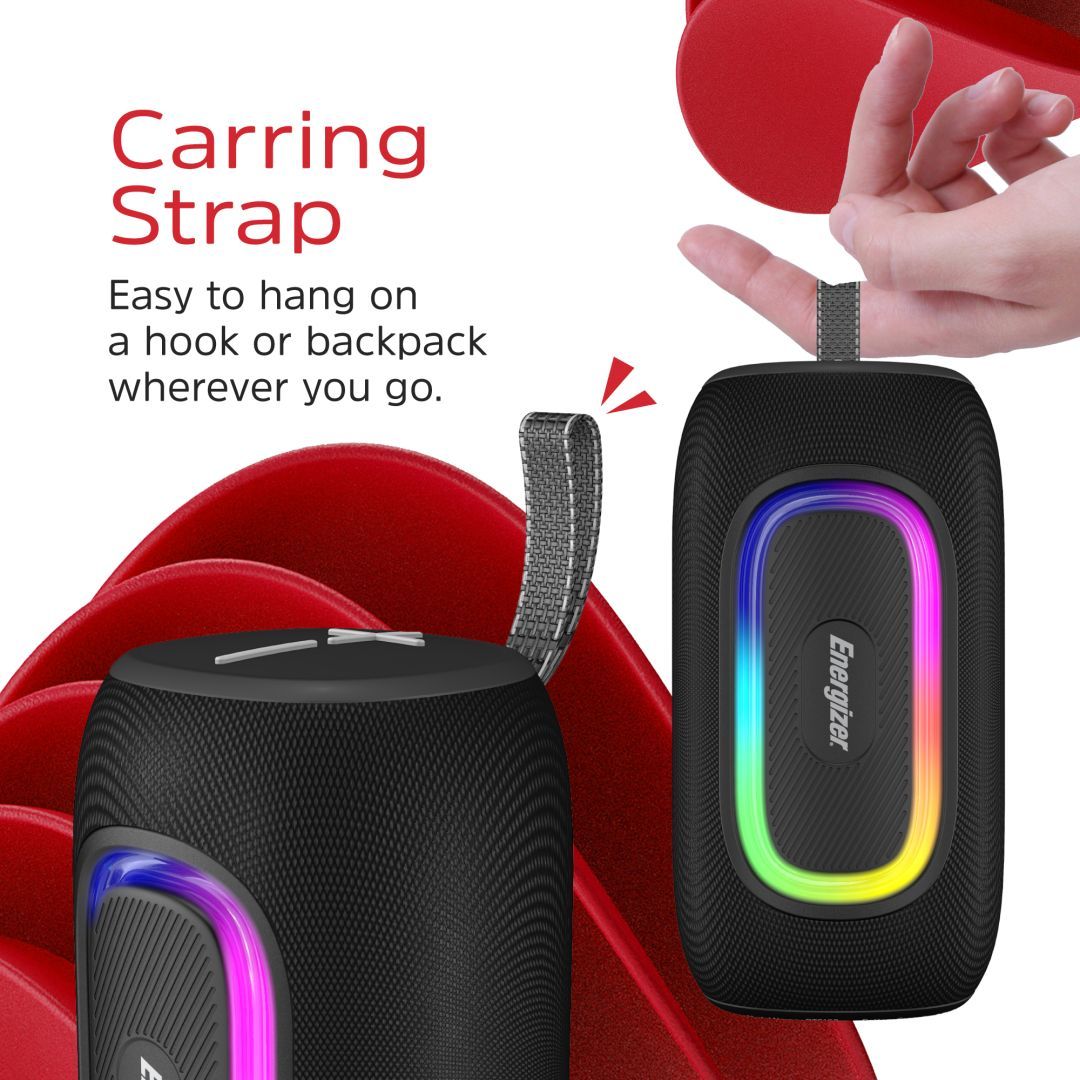 Energizer BTS163 Bluetooth Speaker with PowerBank Black Energizer BTS163 Bluetooth Speaker with PowerBank Black