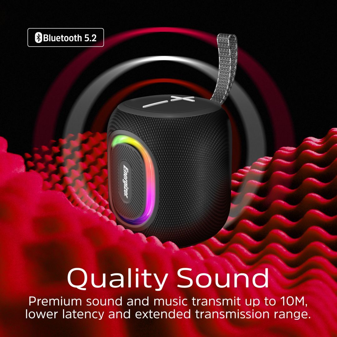 Energizer BTS081 Bluetooth Speaker with PowerBank Black Energizer BTS081 Bluetooth Speaker with PowerBank Black