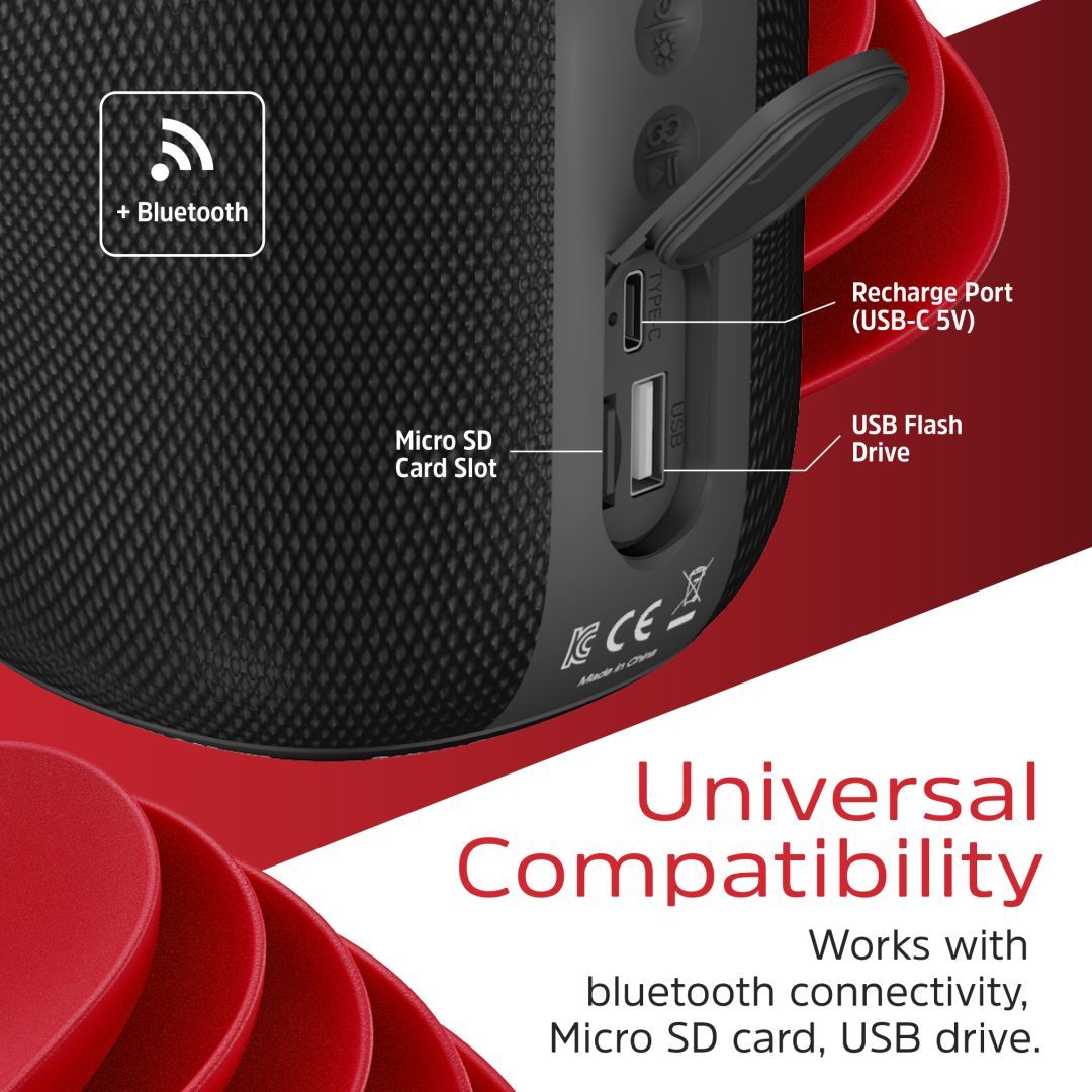 Energizer BTS081 Bluetooth Speaker with PowerBank Black Energizer BTS081 Bluetooth Speaker with PowerBank Black