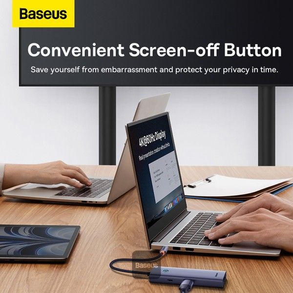 Baseus lite Series 7-Port HUB Docking Station Grey Baseus lite Series 7-Port HUB Docking Station Grey