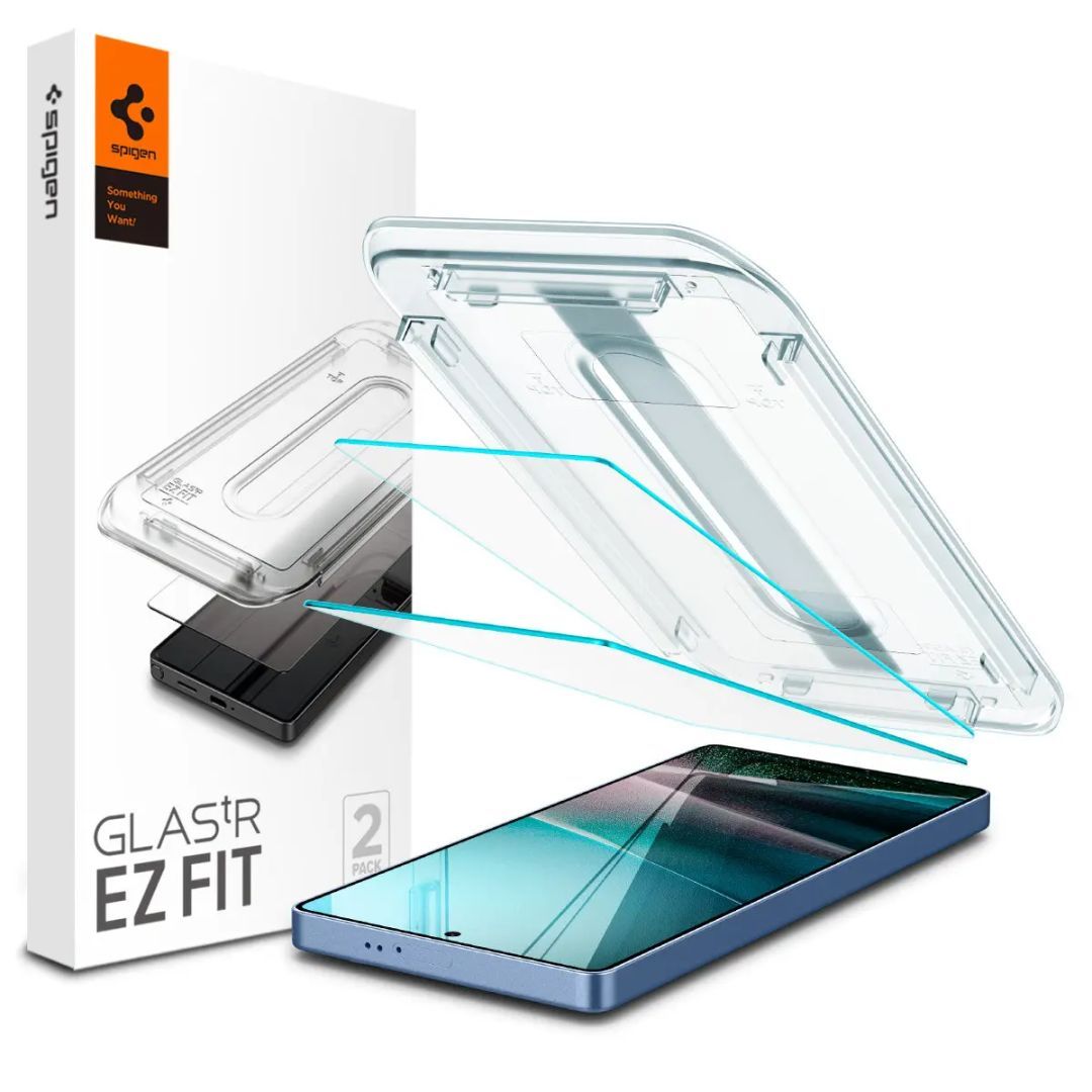 Spigen Glass tR EZ Fit HD 2 Pack Samsung Galaxy S25 Ultra Transparency Spigen Glass tR EZ Fit HD 2 Pack Samsung Galaxy S25 Ultra Transparency