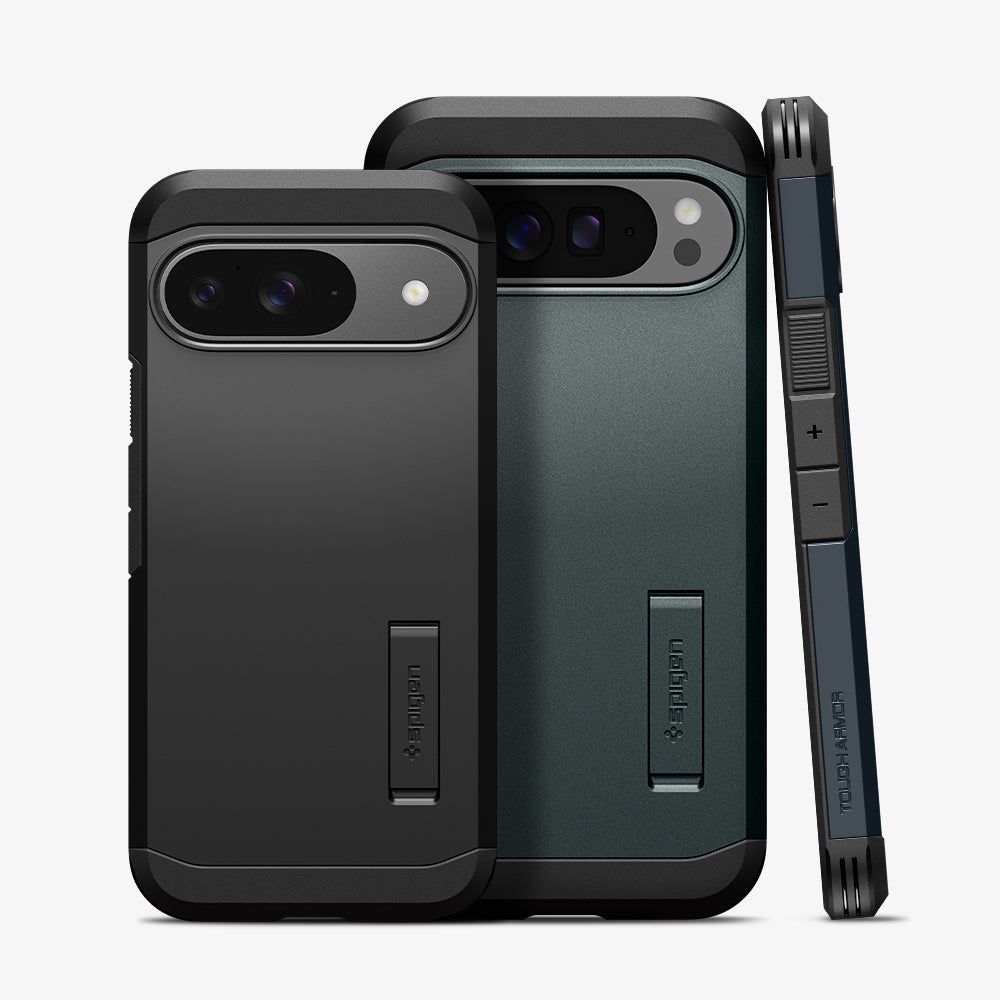 Spigen Tough Armor Google Pixel 9 Pro/Pixel 9 Abyss Green Spigen Tough Armor Google Pixel 9 Pro/Pixel 9 Abyss Green