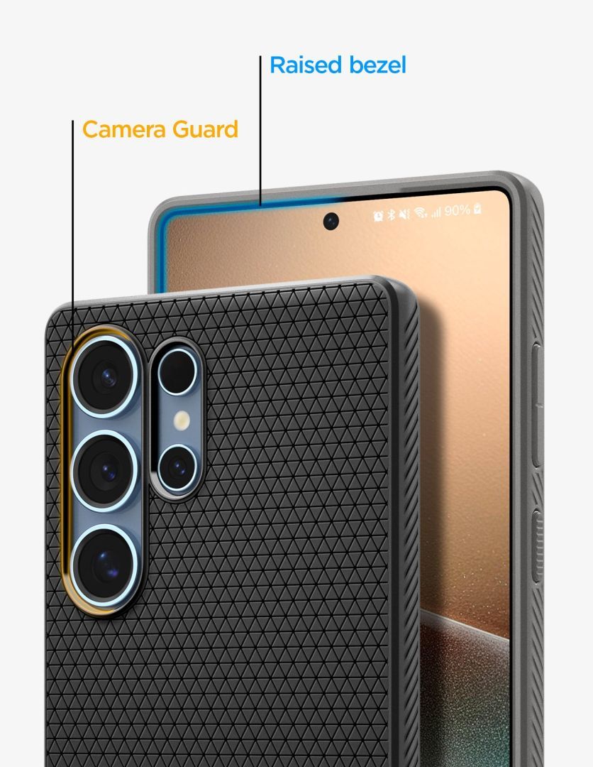 Spigen Liquid Air Samsung Galaxy S25 Ultra Matte Black Spigen Liquid Air Samsung Galaxy S25 Ultra Matte Black