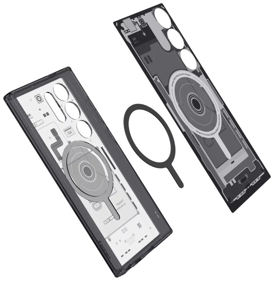 Spigen Ultra Hybrid OneTap Metal Ring MagSafe Samsung Galaxy S24 Ultra Zero One Spigen Ultra Hybrid OneTap Metal Ring MagSafe Samsung Galaxy S24 Ultra Zero One