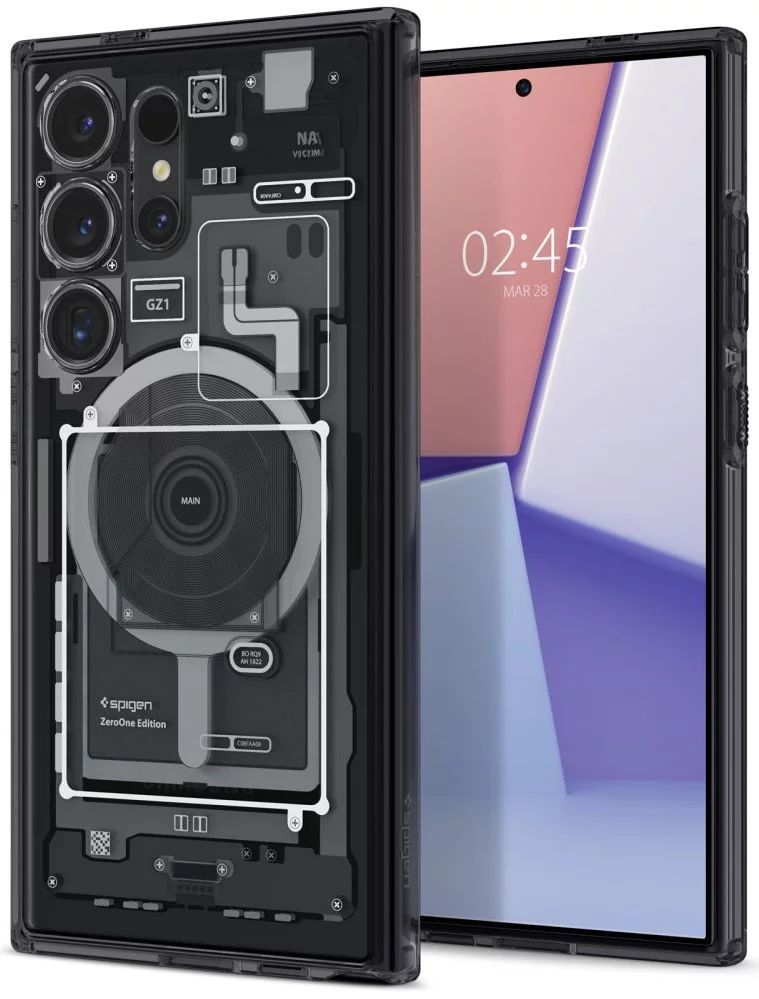 Spigen Ultra Hybrid OneTap Metal Ring MagSafe Samsung Galaxy S24 Ultra Zero One Spigen Ultra Hybrid OneTap Metal Ring MagSafe Samsung Galaxy S24 Ultra Zero One