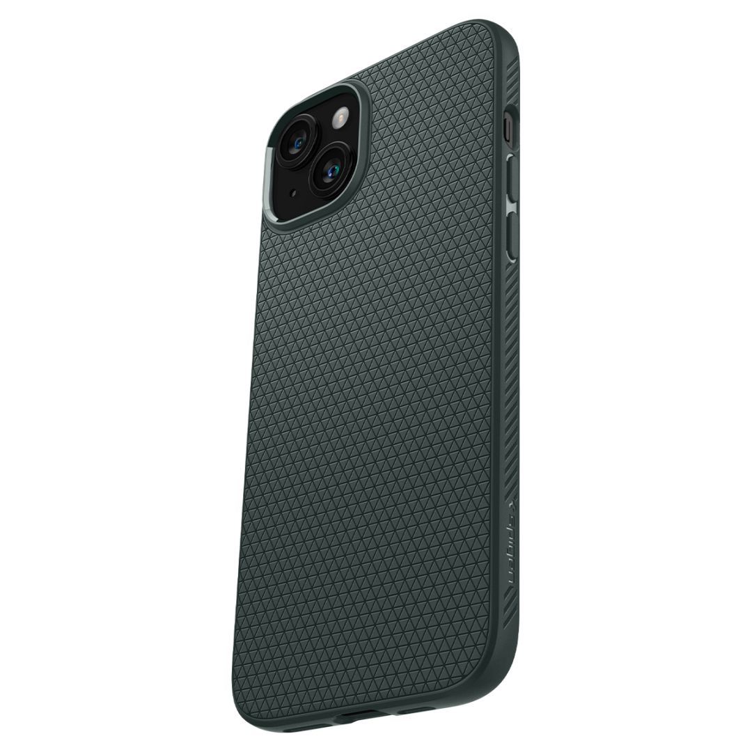 Spigen iPhone 15 Case Liquid Air Abyss Green Spigen iPhone 15 Case Liquid Air Abyss Green