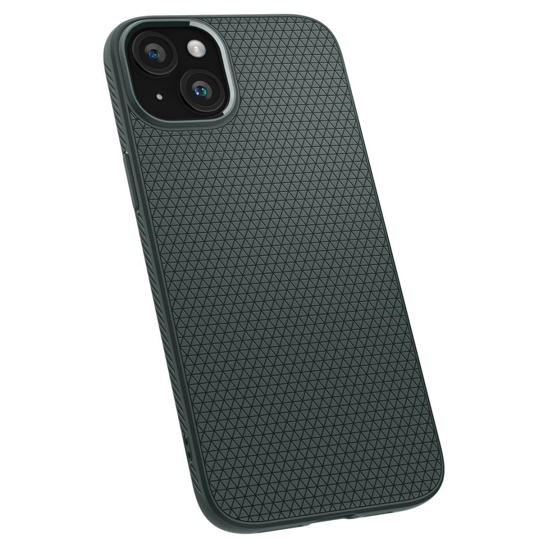 Spigen iPhone 15 Case Liquid Air Abyss Green Spigen iPhone 15 Case Liquid Air Abyss Green