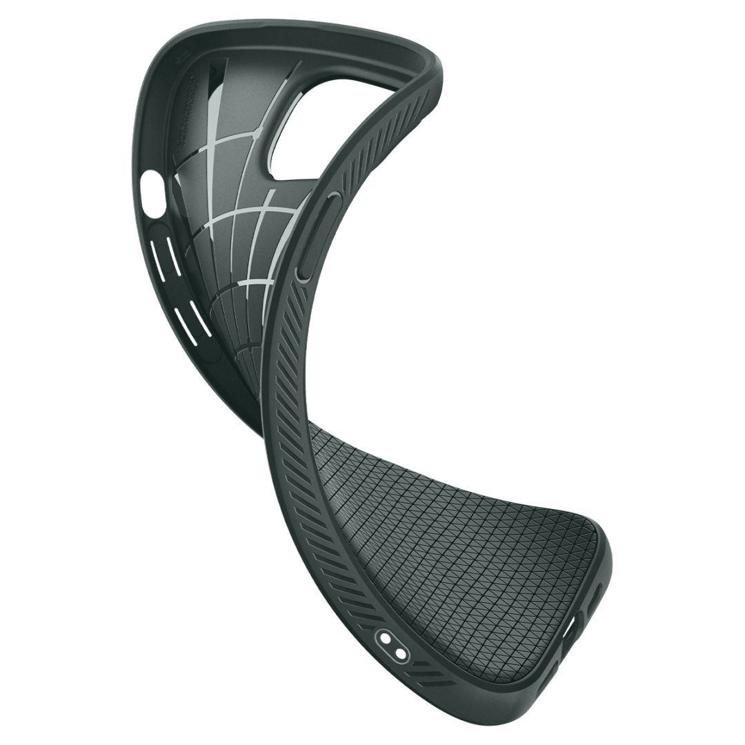 Spigen iPhone 15 Case Liquid Air Abyss Green Spigen iPhone 15 Case Liquid Air Abyss Green