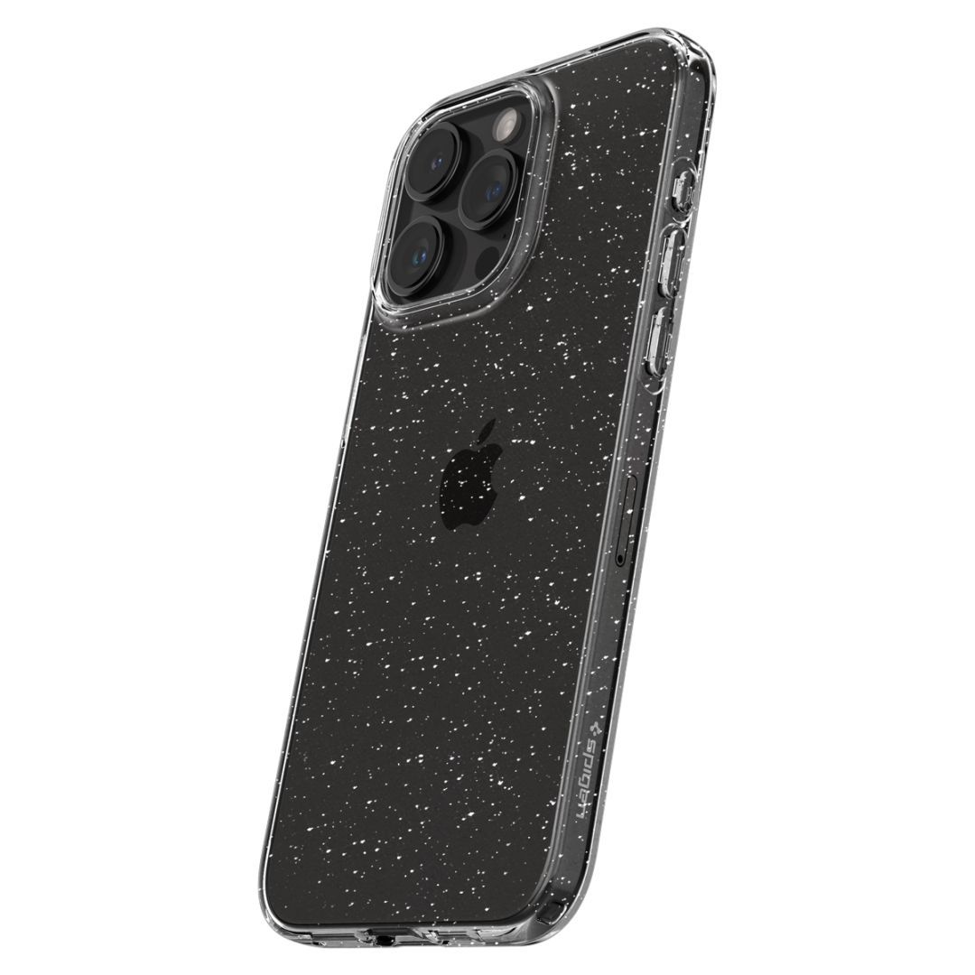 Spigen iPhone 15 Pro Case Liquid Crystal Glitter Crystal Quartz Spigen iPhone 15 Pro Case Liquid Crystal Glitter Crystal Quartz