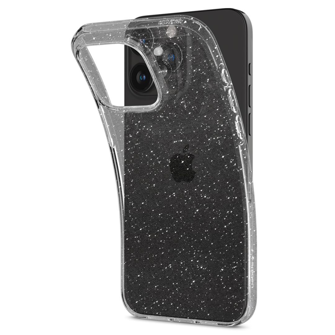 Spigen iPhone 15 Pro Case Liquid Crystal Glitter Crystal Quartz Spigen iPhone 15 Pro Case Liquid Crystal Glitter Crystal Quartz