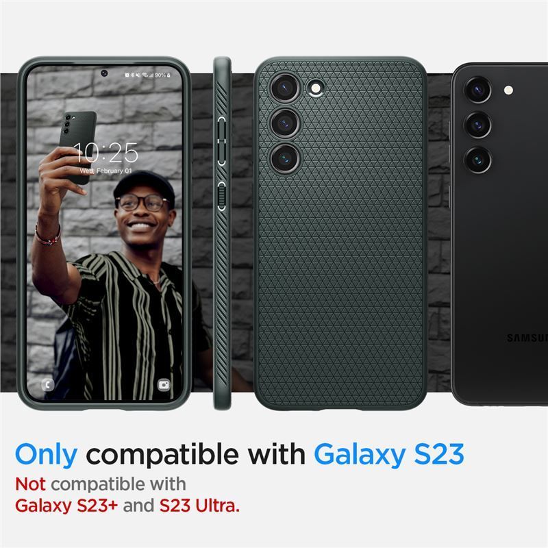 Spigen Liquid Air, green - Samsung Galaxy S23 Spigen Liquid Air, green - Samsung Galaxy S23