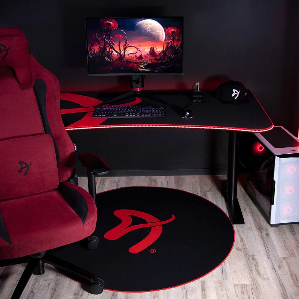 Arozzi Zona Gaming Szőnyeg Black/Red