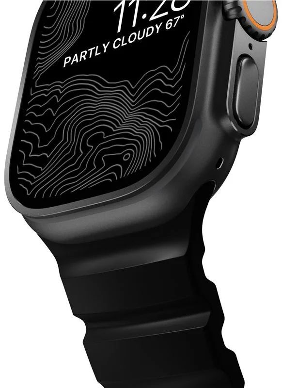 Nomad Rocky Point Band for AW 46mm/49mm Carbon Black/Black Nomad Rocky Point Band for AW 46mm/49mm Carbon Black/Black