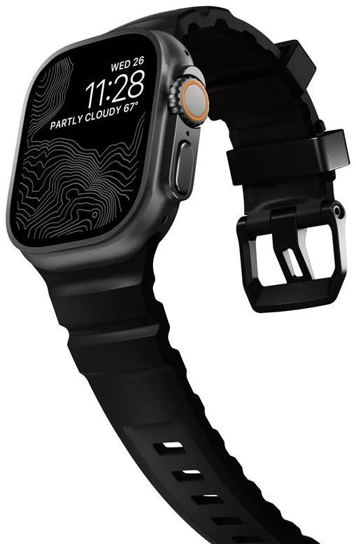 Nomad Rocky Point Band for AW 46mm/49mm Carbon Black/Black Nomad Rocky Point Band for AW 46mm/49mm Carbon Black/Black