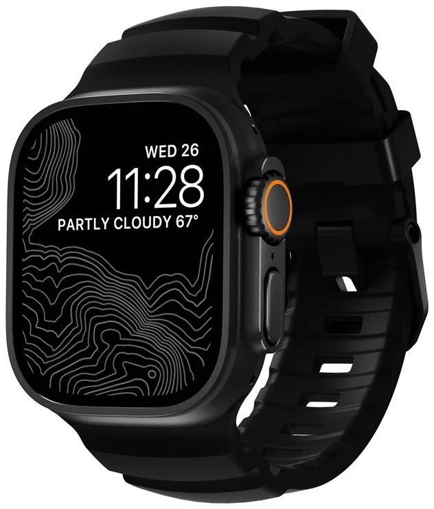 Nomad Rocky Point Band for AW 46mm/49mm Carbon Black/Black Nomad Rocky Point Band for AW 46mm/49mm Carbon Black/Black