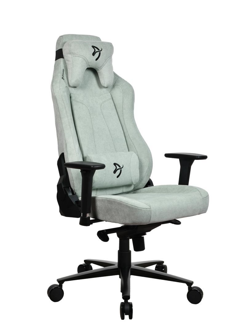 Arozzi Vernazza Soft Fabric Gaming Chair Pearl Green Arozzi Vernazza Soft Fabric Gaming Chair Pearl Green