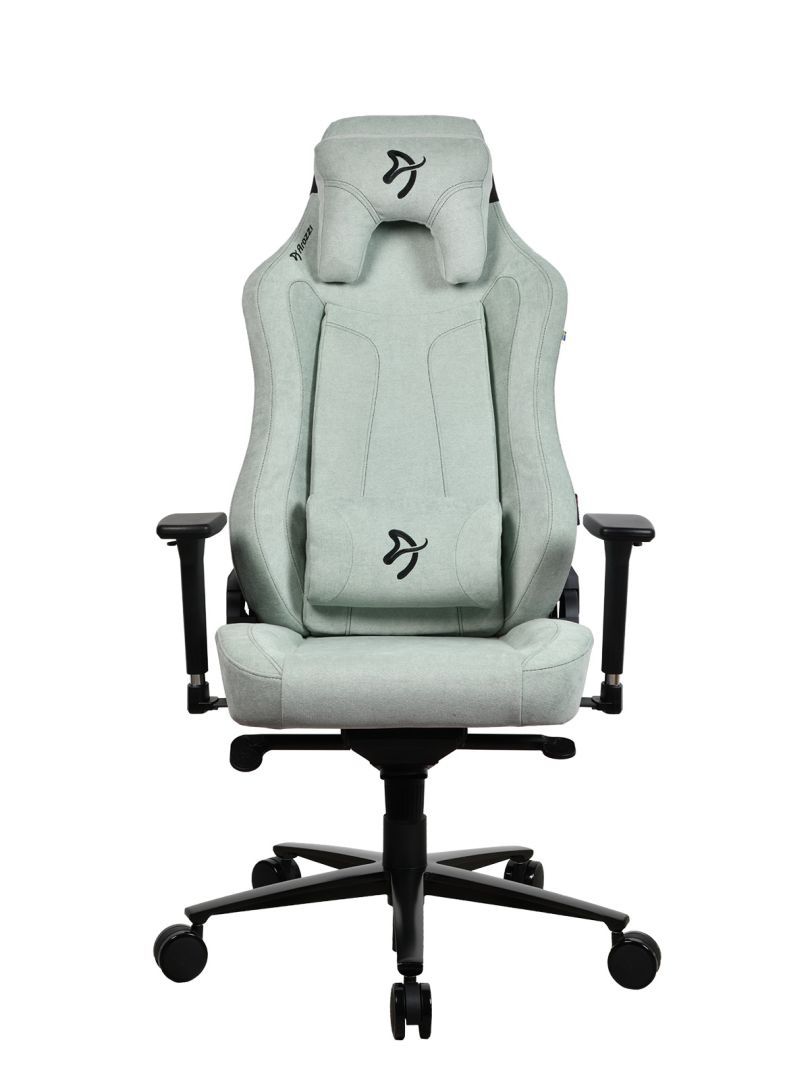 Arozzi Vernazza Soft Fabric Gaming Chair Pearl Green Arozzi Vernazza Soft Fabric Gaming Chair Pearl Green