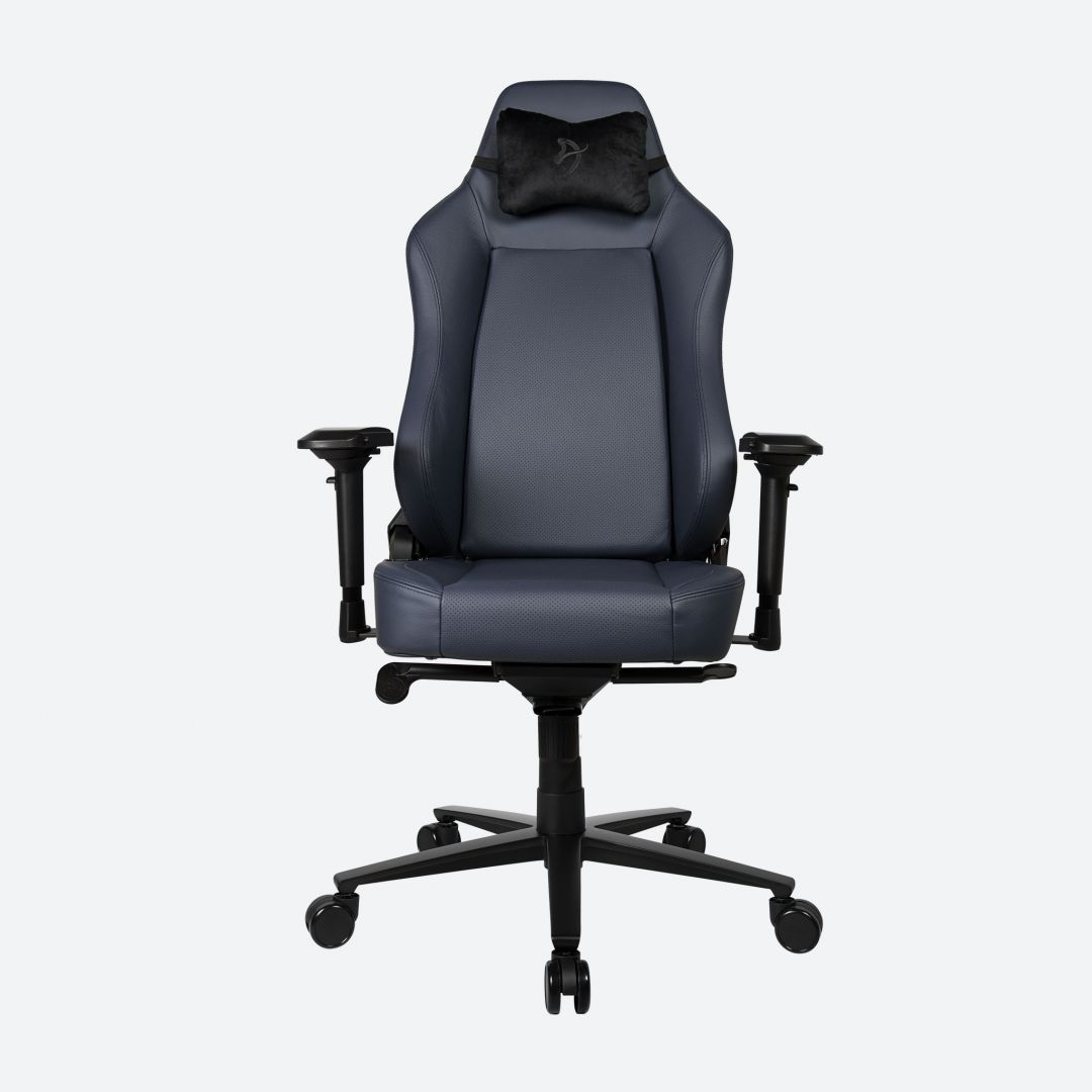 Arozzi Primo Full Premium Leather Gaming Chair Blue Arozzi Primo Full Premium Leather Gaming Chair Blue