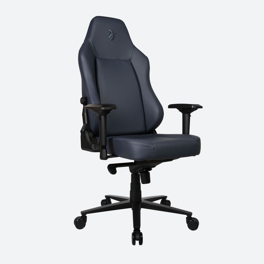 Arozzi Primo Full Premium Leather Gaming Chair Blue Arozzi Primo Full Premium Leather Gaming Chair Blue