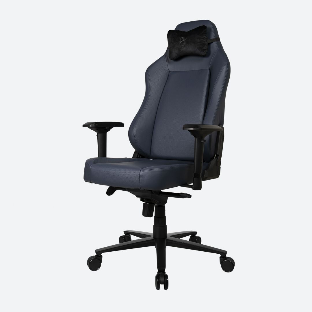 Arozzi Primo Full Premium Leather Gaming Chair Blue Arozzi Primo Full Premium Leather Gaming Chair Blue
