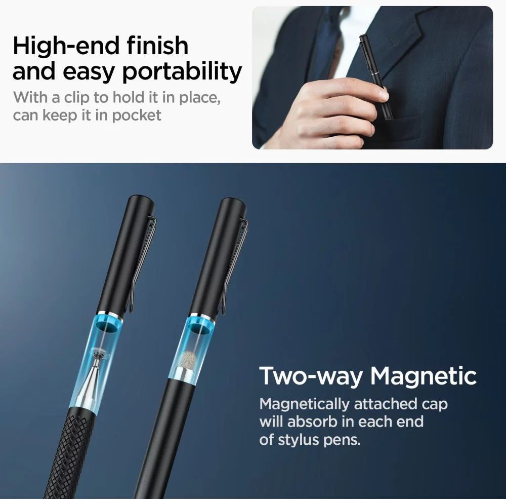 Spigen Universal Stylus Pen Black Spigen Universal Stylus Pen Black