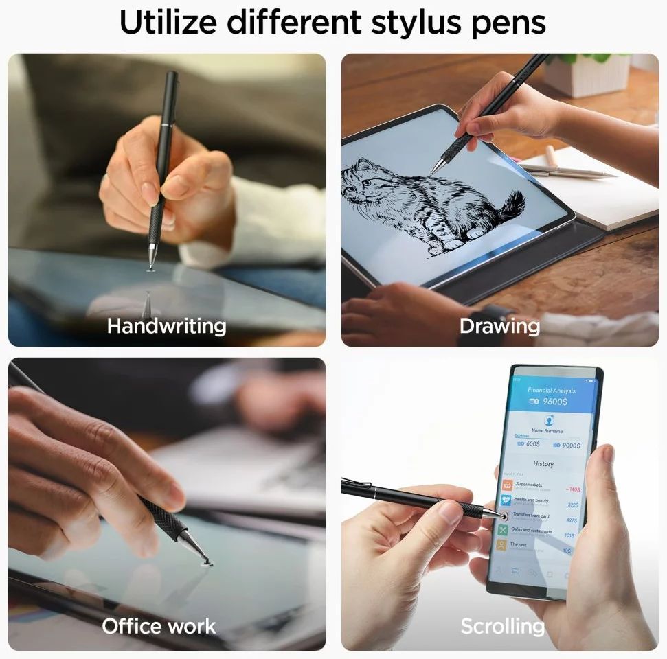 Spigen Universal Stylus Pen Black Spigen Universal Stylus Pen Black