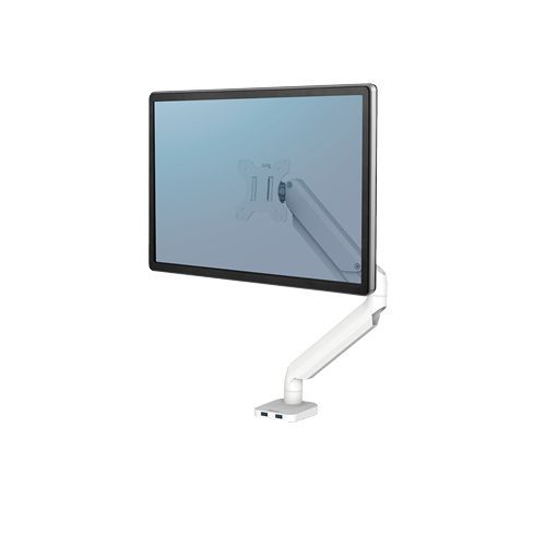Fellowes Platinum Series Single Monitor Stand 32" White Fellowes Platinum Series Single Monitor Stand 32" White