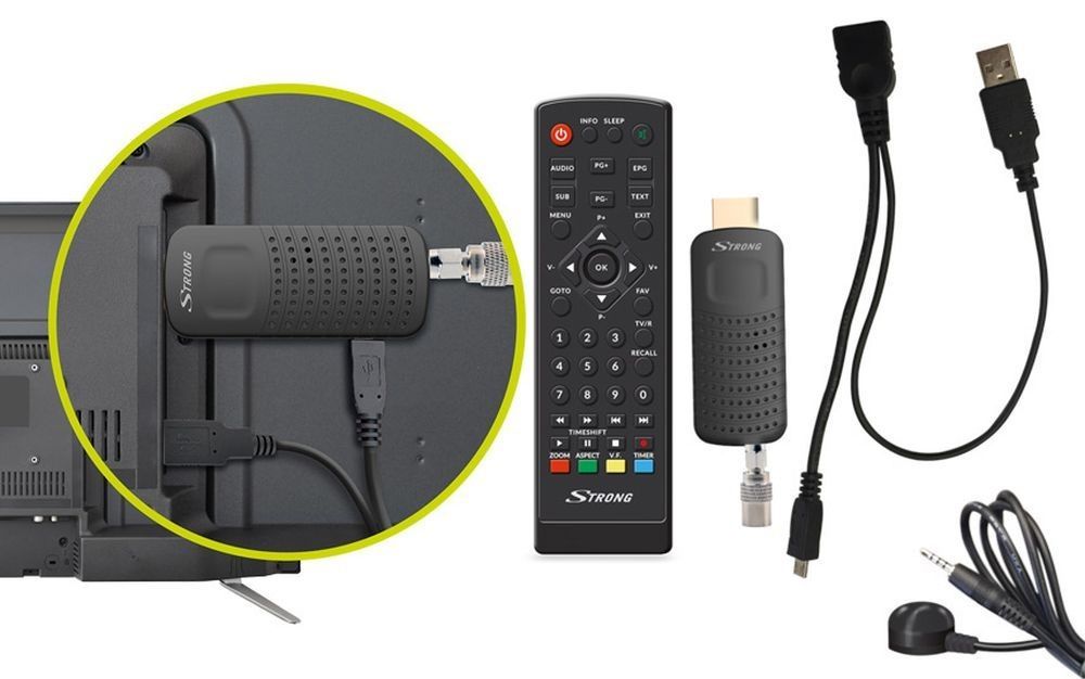 Strong SRT82 digitális földfelszini DBV/T2 vevő (HDMI Stick) Strong SRT82 digitális földfelszini DBV/T2 vevő (HDMI Stick)