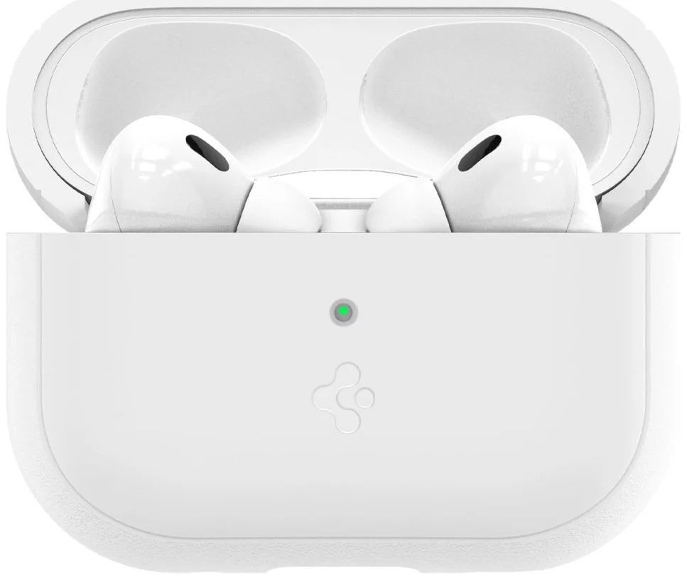 Spigen Case Silicone Fit White + Strap AirPods Pro (2nd Gen) Grey Spigen Case Silicone Fit White + Strap AirPods Pro (2nd Gen) Grey